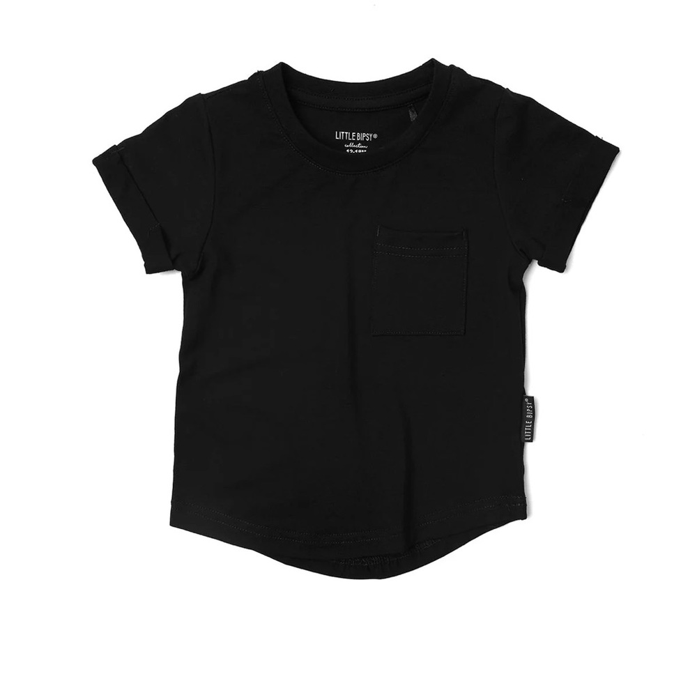 Little Bipsy Classic Black Short Sleeve Tee